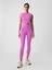 Kadın Pembe Halter Yaka Crop Spor Üst 5