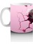 Çatlak Duvar Arasında Pembe Temalı Sevimli Koala - Baskılı Kahve Kupası 2