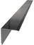 Siyah Metal Merdiven Basamak Profili Çıtası Köşebenti Pahlı Bitim Profili 3CM*3CM*1,35CM 1