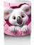 Pembe Duvar Arasından Bakan Koala Yavrusu – Baskılı Kahve Kupası 3