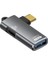 GA29 Type-C Metal Adaptör USB 3.0 5gbps Veri Aktarımı 100W Pd Şarj I-Phone Android Uyumlu 1