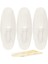 61335 3pc Removable Adhesive Hook, Black 1