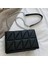 Kadınlar Için Kapitone Crossbody Çanta, Moda Zincir Omuz Çantası, Minimalist Kare Çanta 3