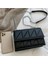 Kadınlar Için Kapitone Crossbody Çanta, Moda Zincir Omuz Çantası, Minimalist Kare Çanta 4