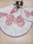 Kelebek - Kaymaz Taban Yuvarlak Banyo Halısı (100X100-60X60-40X60 CM 3'LÜ SET) 2