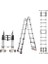 Alüminyum Çok Fonksiyonlu Teleskopik Merdiven 4