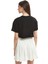 Fiora Siyah Crop Basic Tshirt 3