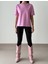 Parker Pembe Oversize Basic Tshirt 1