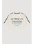 Paradise Ekru Biye Detaylı Yazı Baskılı Crop Tshirt 2