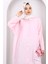 Pembe Düğmeli Müslin Tunik 3