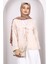 Bej Ön Bağlamalı Püsküllü Kimono 3