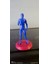 3D Baskı Süper Kahraman Figürü - Dekoratif Koleksiyon Figürü (Mavi - 12 Cm) 1