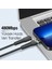 Ally LED Işıklı 65W Type-C To Type-C Hızlı Şarj Kablosu 1M-(1903) - MONAS4795-2608 4