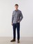 Lcwaıkıkı Classic Regular Fit Uzun Kollu Ekose Poplin Erkek Gömlek (W5) 2