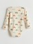 Lcw Baby Bisiklet Yaka Baskılı Erkek Bebek Çıtçıtlı Bodysuit 2'li (W5) 4