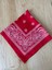 %100 Pamuklu Klasik Desen Unisex Bandana Renkli Bandana Etnik Desenli Bandana 2