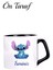 Stitch Temalı Kişiye Özel Kupa Bardak-Afilli 1