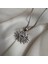 Silver Dalgalı Göz Kolye 1