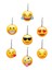 7 Adet Emojili Oto Kokusu ve Oto Aksesuar Seti 1