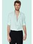 Erkek Pamuklu Gömlek Düğmeli Slim Fit Keten Görünümlü Iş ve Günlük Yaz Aylarının Vazgeçilmezi 1
