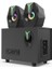 D37 Siyah Bluetooth Hoparlör 2in1 Subwoofer Rgb Işıklı Bilgisayar Hoparlörü Speaker 2