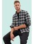 Erkek Kışlık Flanel Ekose Gömlek Kareli Desen Standart Kol Günlük Yaz Aylarının Vazgeçilmezi 1