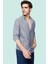 Erkek Slim Fit Çizgili Gömlek Pamuklu Iş ve Günlük Kullanım Hafta Sonu Yaz Aylarının Vazgeçilmezi 2