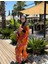 Qymos Prıve Tropikal Desenli Pareo Kaftan Kimono 3