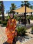 Qymos Prıve Tropikal Desenli Pareo Kaftan Kimono 4