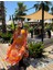 Qymos Prıve Tropikal Desenli Pareo Kaftan Kimono 5