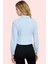 Kadın Crop Gömlek Pamuk Polyester Dokuma Kumaş Şık Tasarım Günlük Kullanım Kaliteli Malzeme 2