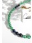 6 mm Lapis-Avanturin&hematit Doğaltaşlı 925 Ayar Gümüş Kadın Kolye 3