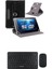 Samsung Galaxy Tab S10 Fe 10.9'' Kılıf Uyumlu Standlı Kablosuz Bluetooth Klavye Mouse Set 1