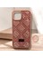Apple iphone 12 / 12 Pro Taşlarla Süslenmiş Kılıf Inci Boncuk Plaid Kapak . 1