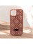 Apple iphone 12 / 12 Pro Taşlarla Süslenmiş Kılıf Inci Boncuk Plaid Kapak . 5