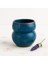 Silvestra El Yapımı Çift Bombeli Stoneware Kupa 330 ml - Indigo 4