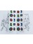 2 Adet Stickerli Boyama Kitabı ve 12 Li Tüp Kuru Boya Kalemi (Arabalar/pijamaske-A ) 3