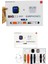 Akıllı Saat Bluetooth Kulaklık Hediyeli Bildirim Görme Sesli Görüşme Çoklu Kordon 3