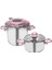 Perfect Pink 4+6 L Düdüklü Tencere Seti, Pembe 1
