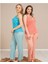 Perfect Club Kadın Ip Askılı V Yaka Pijama Takımı 4362T - 1 Adet 3