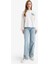Loose Fit Bisiklet Yaka Sırt Baskılı Sweatshirt Tunik F9448AX25AU 2
