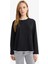 Regular Fit Bisiklet Yaka Uzun Kollu TUNIK F9451AX25AU 4