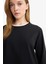 Regular Fit Bisiklet Yaka Uzun Kollu TUNIK F9451AX25AU 5