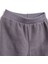 Erkek Bebek Basic Pantolon Polar Ribanalı Paça Koyu Gri 3