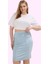 Kadın Kalem Etek Büyük Beden Interlok Örme Mini Günlük Hafta Sonu Yaz Aylarının Vazgeçilmezi 2