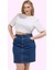 Kadın Denim Mini Etek Yüksek Bel A Line 99 Pamuk Günlük Stil Hafta Sonu Yaz Aylarının Vazgeçilmezi 1