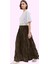Kadın Maxi Etek Kırışık Dokuma Kumaş A Line Günlük Şık Tasarım Hafta Sonu Kaliteli Malzeme 2