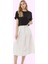 Kadın Pamuklu Maxi Etek Düğme Detaylı A Line Casual Günlük Kullanım Yaz Aylarının Vazgeçilmezi 1