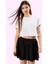 Kadın Mini Etek Pamuk Yazlık Casual Kloş Yüksek Bel Rahat Günlük Kullanım Kaliteli Malzeme 2