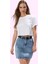 Kadın Denim Mini Etek Taş Detaylı A Line Kalıp Günlük Kombinler Yaz Aylarının Vazgeçilmezi 1